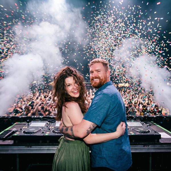 AI-bilde i stilen Festival-DJ, tatt i Minselfie photobooth