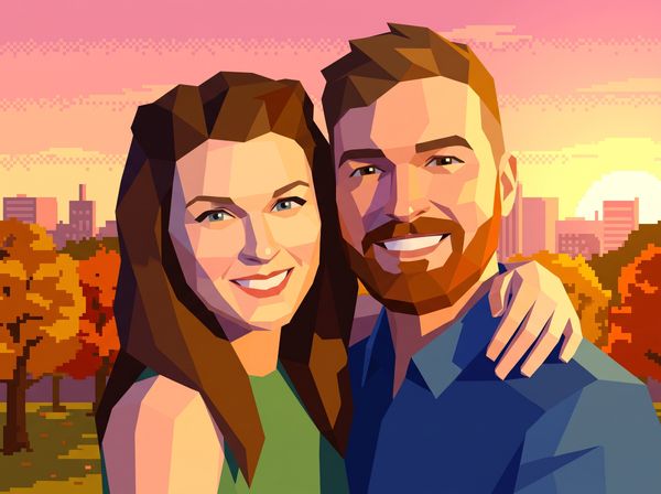 AI-bilde i stilen Videospill, tatt i Minselfie photobooth